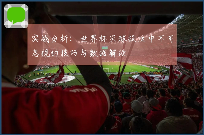 实战分析：世界杯买球投注中不可忽视的技巧与数据解读